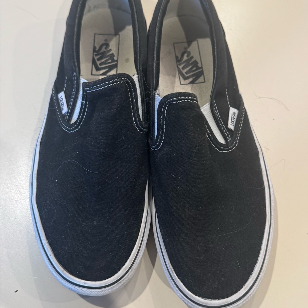 Vans Black Slip-On Shoes
